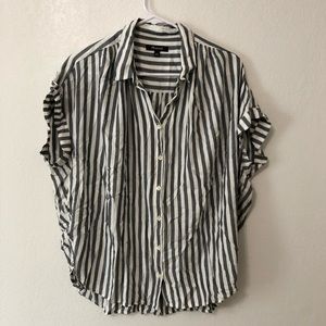 Madewell stripe button down top